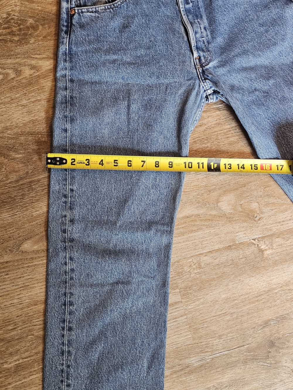 🔥Vintage Y2K Levi's 501 Jeans 32x33 Button Fly Made in Colombia 06/00 Tag 32x36 - Picture 13 of 16